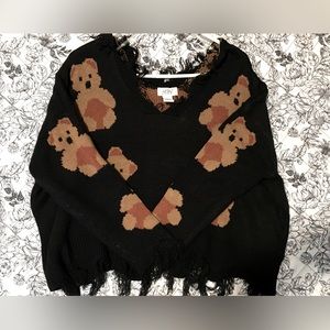Teddy Bear Crop Sweater